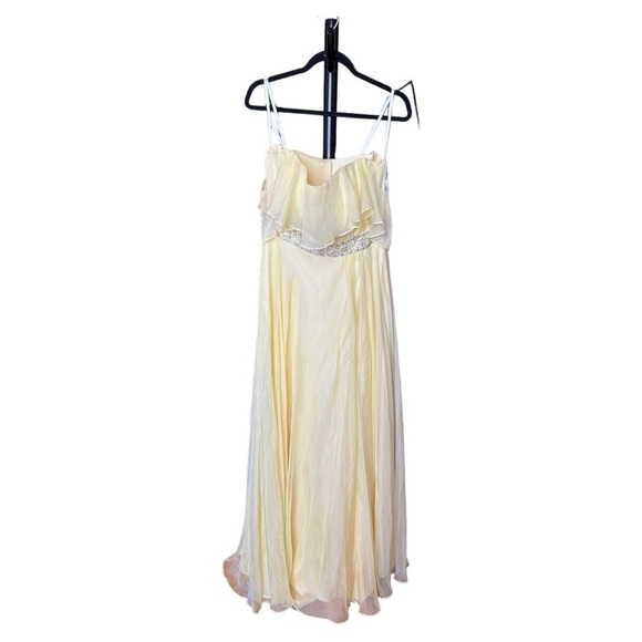 NWT Mac Duggal Ruffled Off-Shoulder A-line Dress - Picture 2 of 9